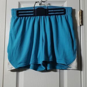 C9 Champion turquoise blue white mesh shorts Sz L